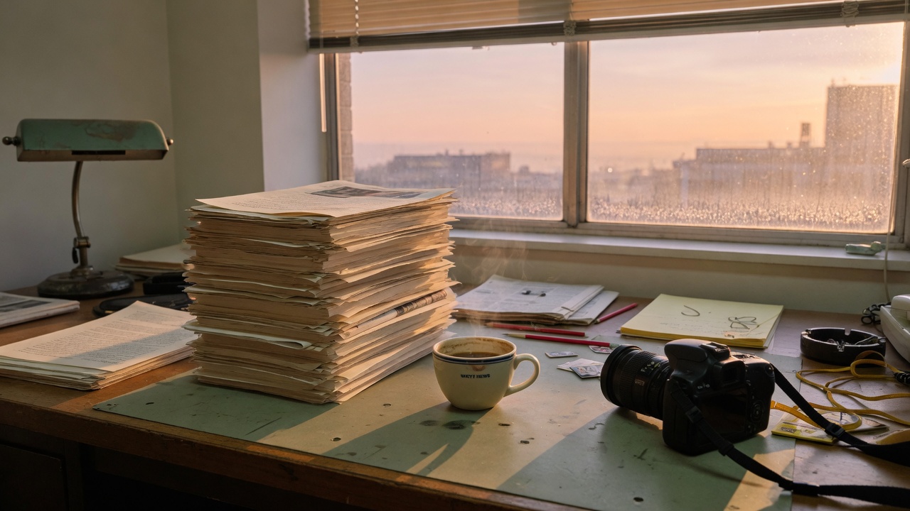 Dawn newsroom table for the morning NFT edition